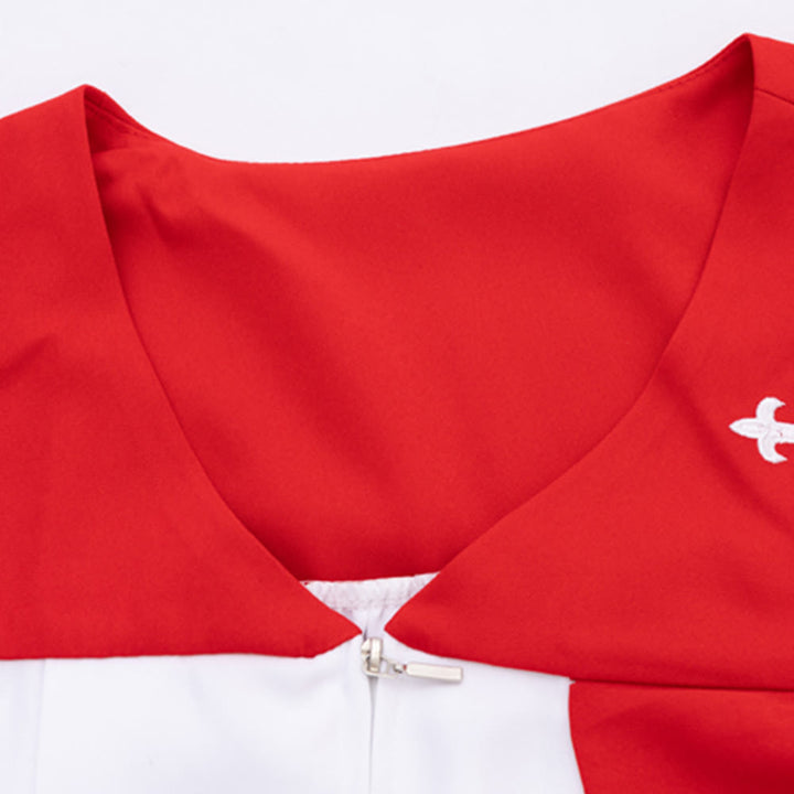 Christianartworkshop Distinctive White Church Clergy Robe with Red Collar & Cross Emblem - image 8