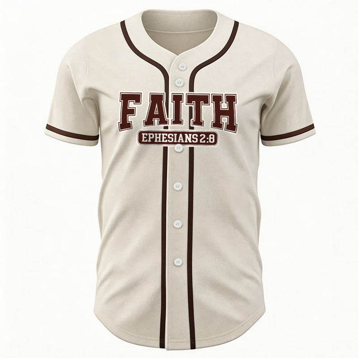 Christianartworkshop Faith Custom Name Number Baseball Jersey - image 13