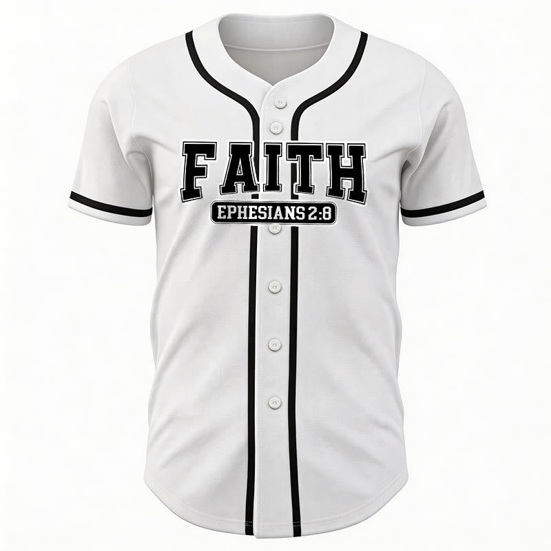 Christianartworkshop Faith Custom Name Number Baseball Jersey - image 20