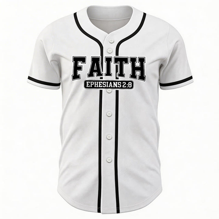 Christianartworkshop Faith Custom Name Number Baseball Jersey - image 20