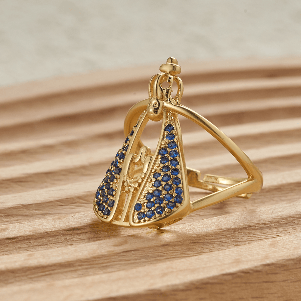 Christianartworkshop Our Lady of Guadalupe Devotional Ring: Emblem of Our Lady Grace & Divine Protection - image 3
