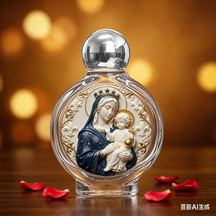 Christianartworkshop Catholic Icon Holy Water Bottle: Religious Art for Home & Church - Mother Mary - image 15