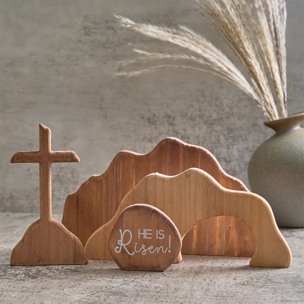 Christianartworkshop He is Risen The Empty Tomb Easter Scene Ornament - Celebrate the Spirit of Resurrection - He is Risen - C - image 4