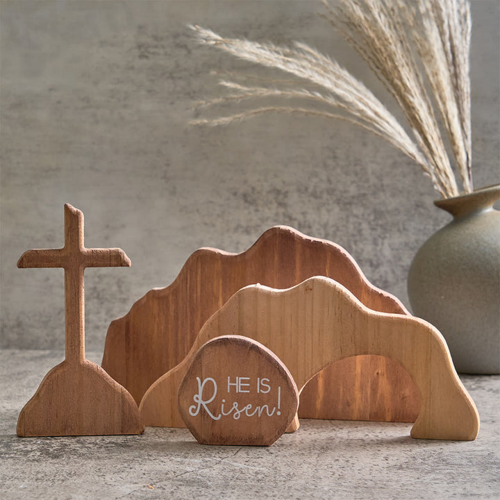 Christianartworkshop He is Risen The Empty Tomb Easter Scene Ornament - Celebrate the Spirit of Resurrection - He is Risen - C - image 4