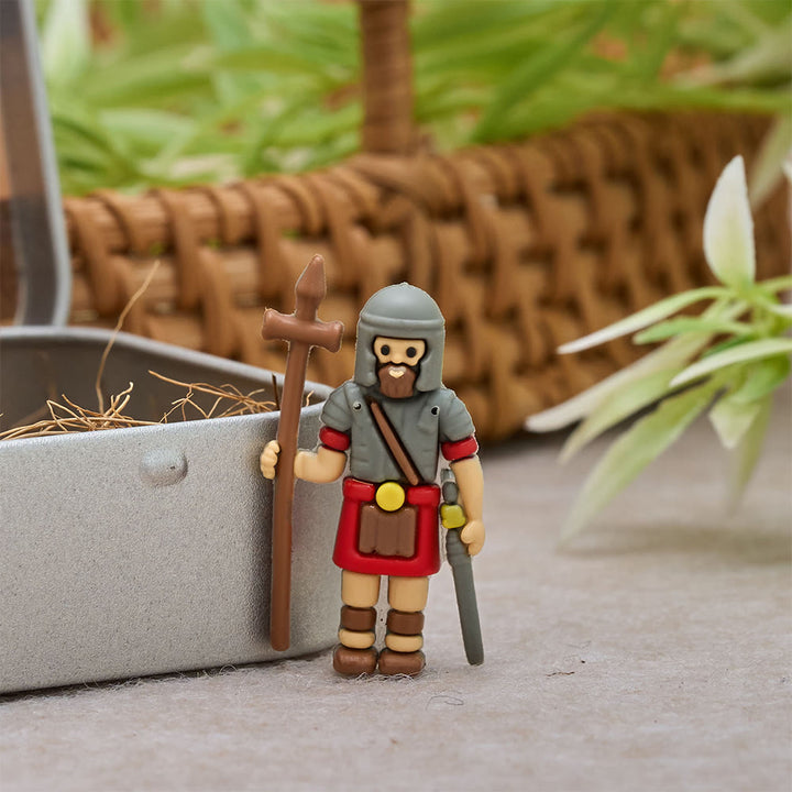 Christianartworkshop Nativity Scene Miniature Figurine Set with Portable Tin Box: A Symbol of the Christmas Story - image 6