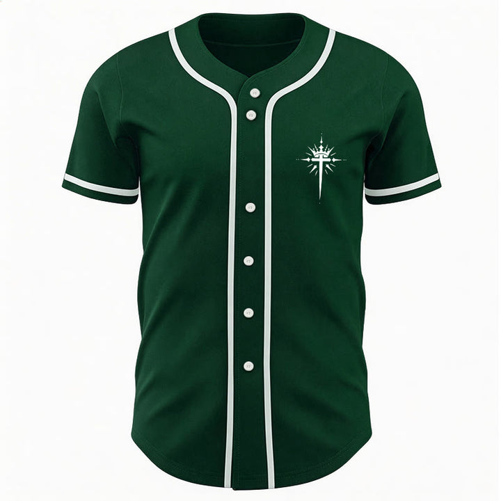 Christianartworkshop Jesus Is King Angel Wings Cross Faith Statement Custom Baseball Jersey - image 52