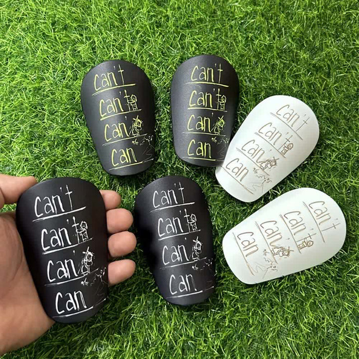 Christianartworkshop Inspirational Can't to Can Soccer Shin Pads for Training & Matches - image 0