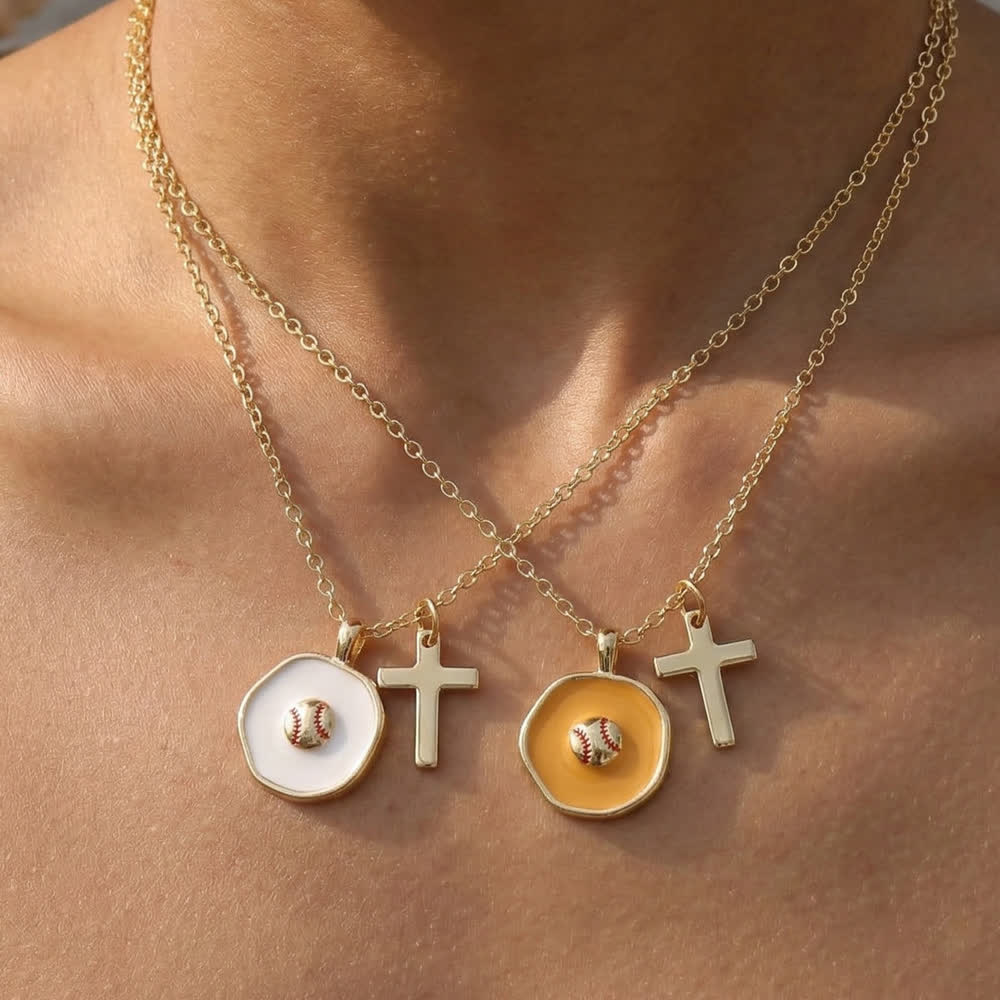 Christianartworkshop Multi-Sport Cross Necklace Collection: Faith & Sports Charm for Athletes - image 1