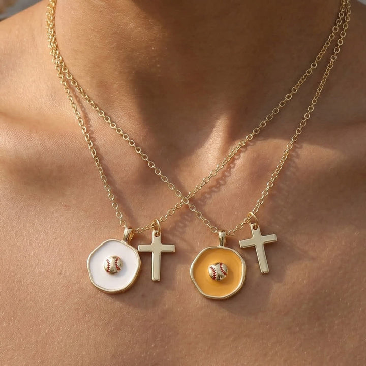 Christianartworkshop Multi-Sport Cross Necklace Collection: Faith & Sports Charm for Athletes - image 1