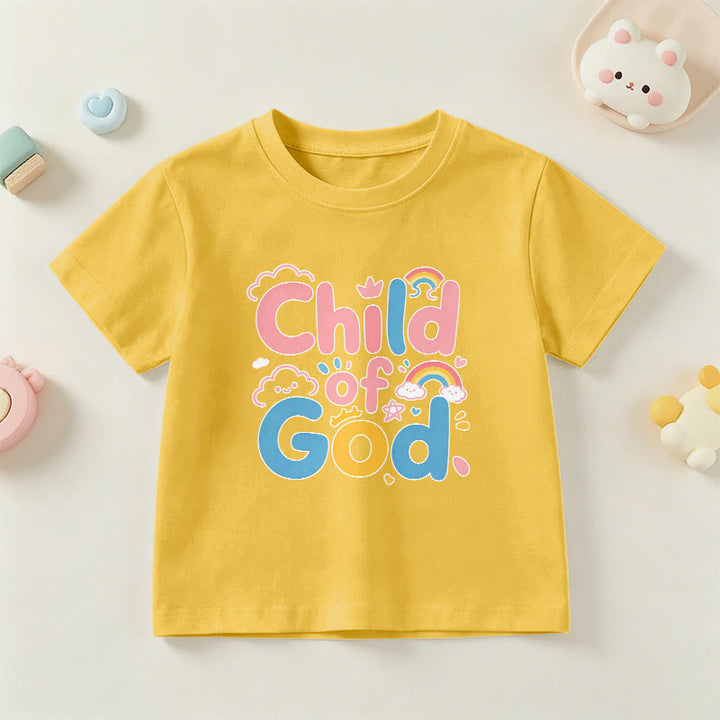 Christianartworkshop Uplifting Child of God Rainbow Accent Kids T-Shirt - Yellow - US/UK/AU 14, EU170 - image 27