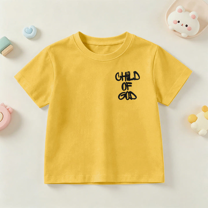 Christianartworkshop Devotional Scripture Verse Child of God Psalm 23 Kids T-Shirt - image 48