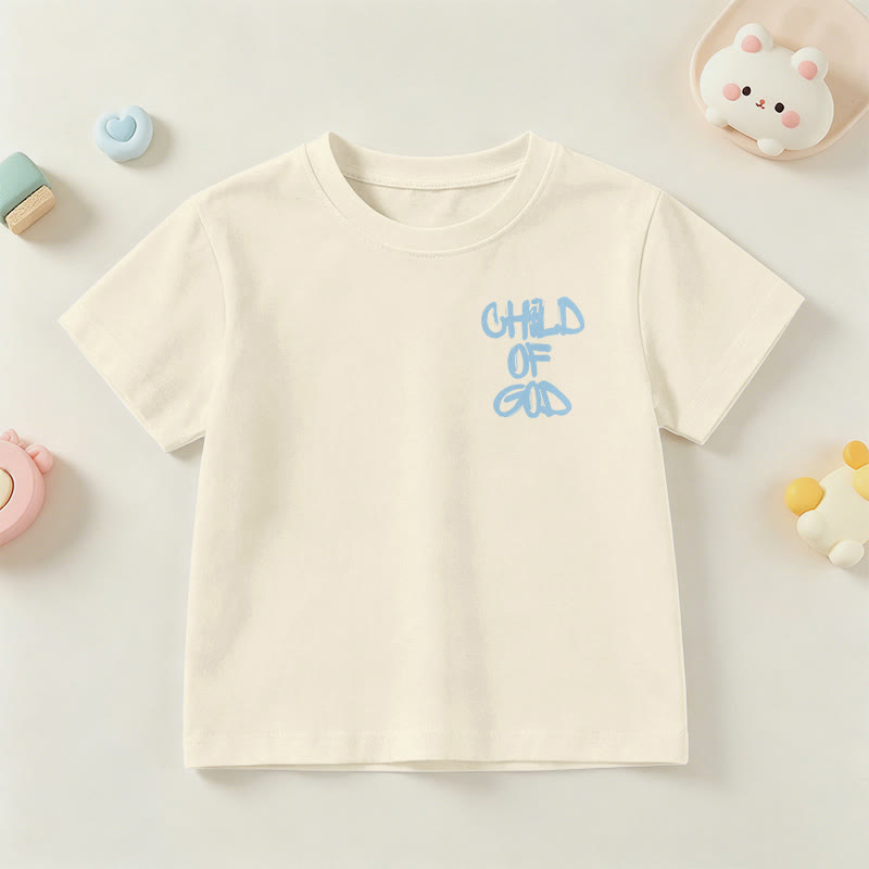Christianartworkshop Devotional Scripture Verse Child of God Psalm 23 Kids T-Shirt - image 38