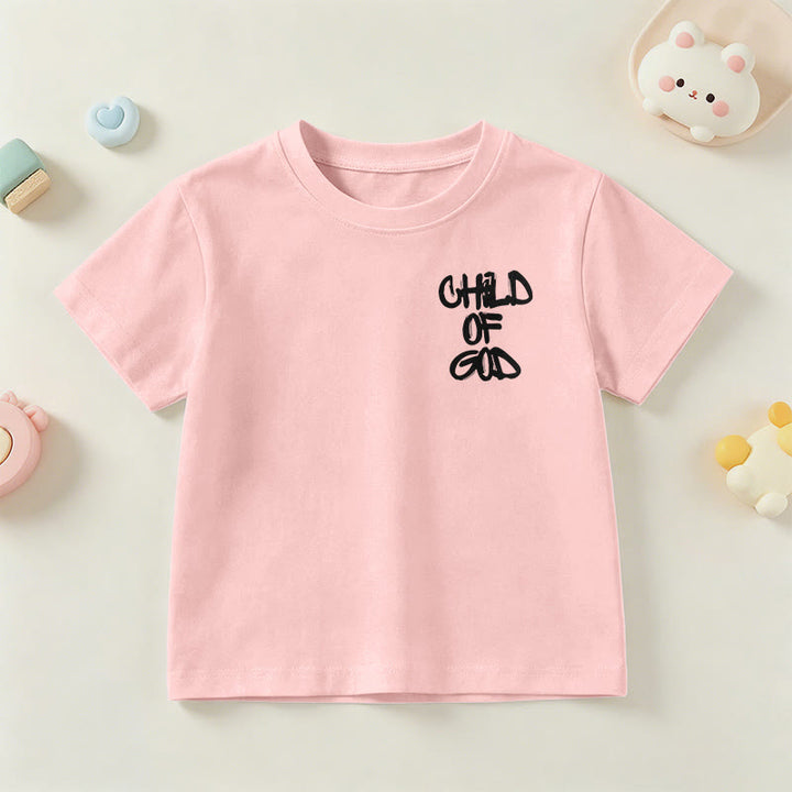 Christianartworkshop Devotional Scripture Verse Child of God Psalm 23 Kids T-Shirt - image 21