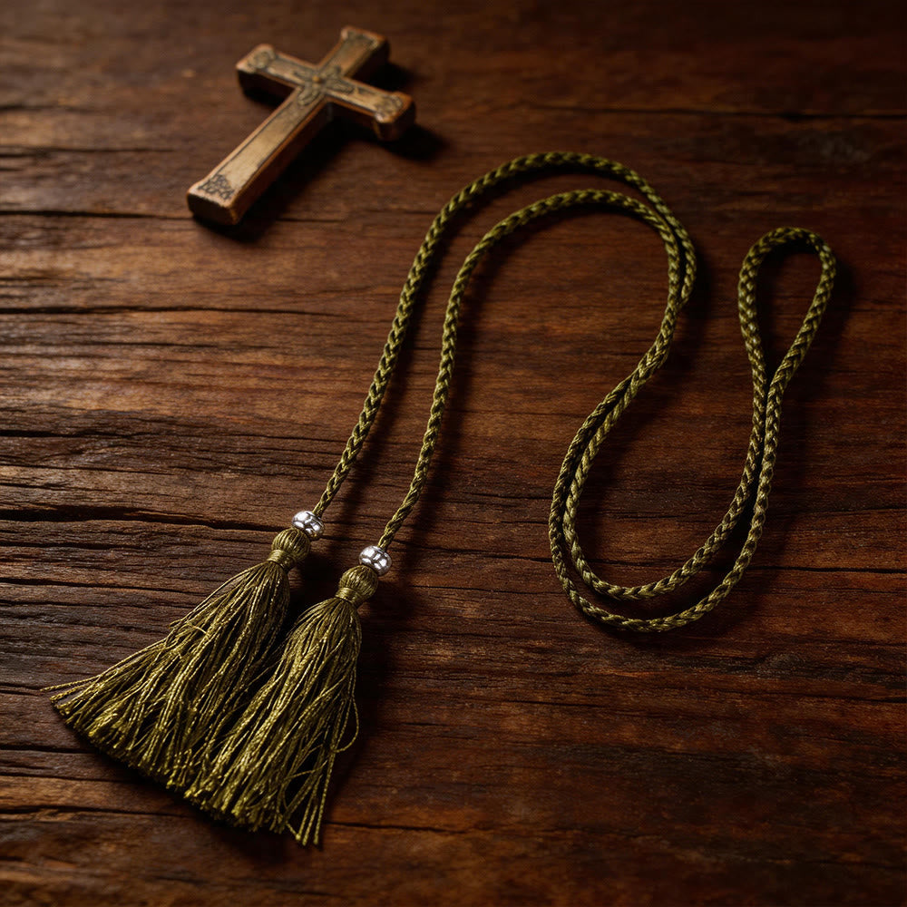 Christianartworkshop Braided Cincture with Accents & Tassels: A Sacred Liturgical Accessory - image 13