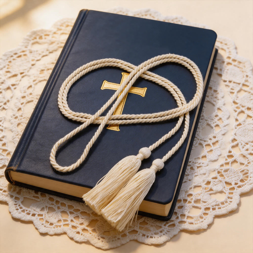 Christianartworkshop Traditional Clergy Cincture with Tassels: A Symbol of Service & Commitment - image 1