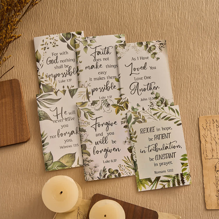 Christianartworkshop Floral Cross Motivational Pens & Bible Verse Notebooks Gift Set - image 25