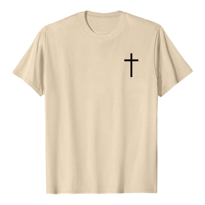 Christianartworkshop No Weapon Formed Against Me Shall Prosper Isaiah 54:17 Front Cross Back Scripture Premium Short Sleeve T-Shirt - image 25