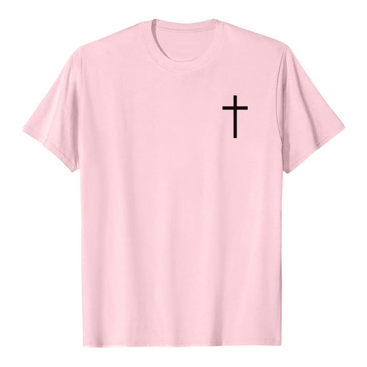 Christianartworkshop As Iron Sharpens Iron Proverbs 27:17 Front Chest Cross Back Scripture Premium Short Sleeve T-Shirt - image 10