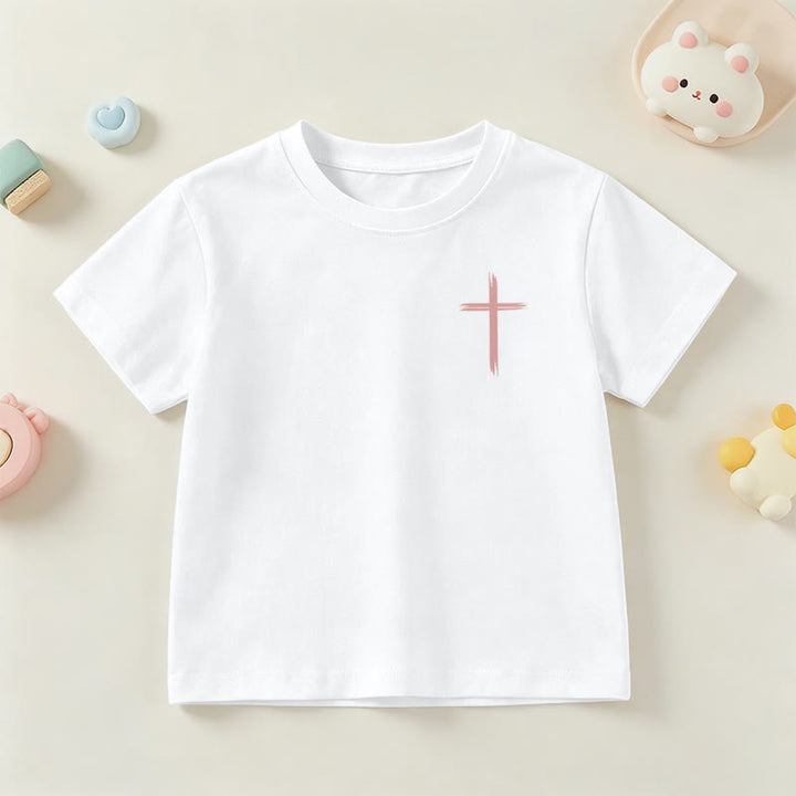 Christianartworkshop Classic "Let All You Do Be Done In Love" Floral Frame Faith Kids Short Sleeve T-Shirt - image 3