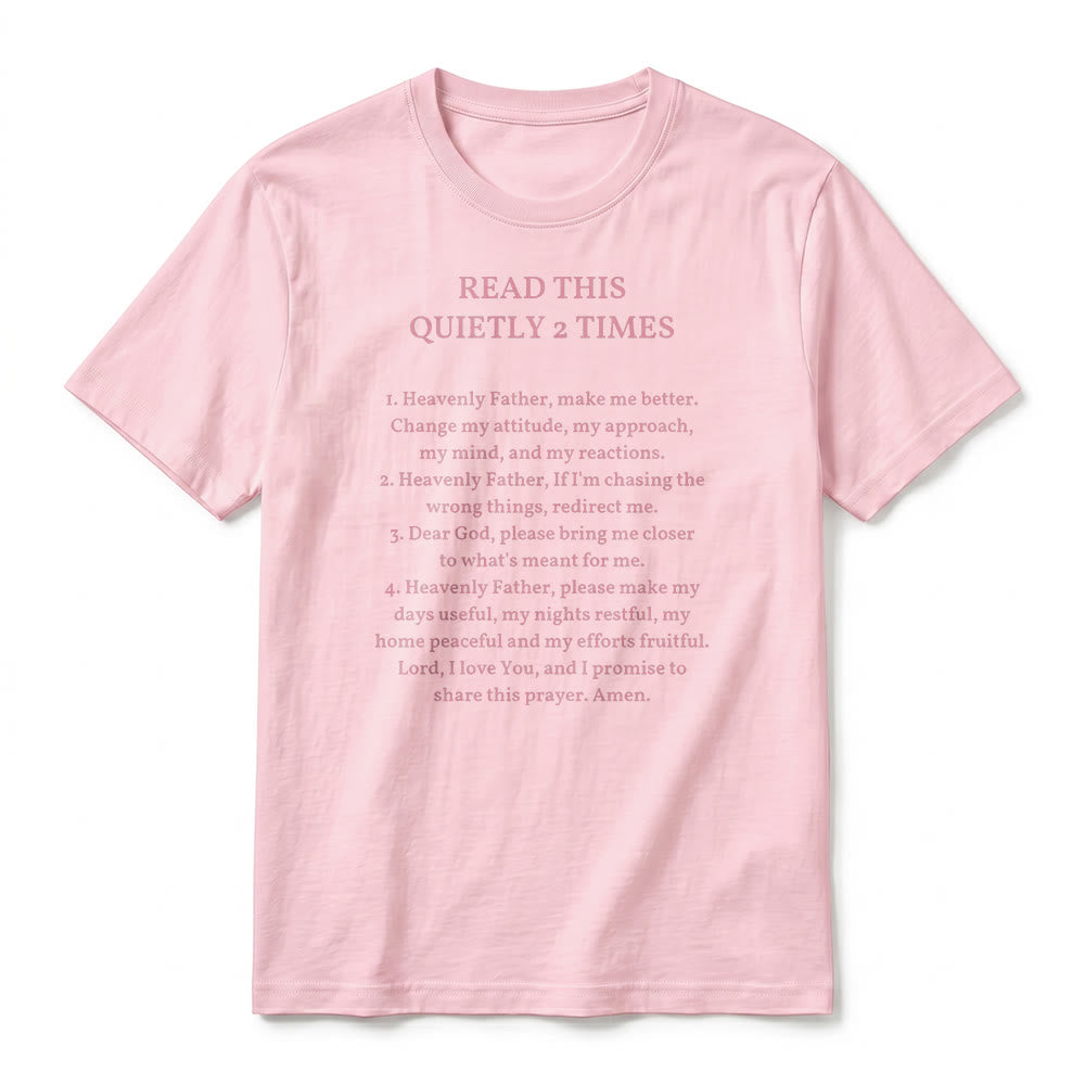 Christianartworkshop "Read This Quietly 2 Times" Funny Faith Premium Short Sleeve T-Shirt - image 27