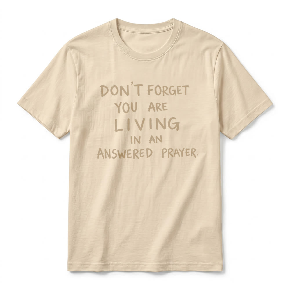 Christianartworkshop Faithful Gratitude "Answered Prayer" Premium Short Sleeve T-Shirt - image 17