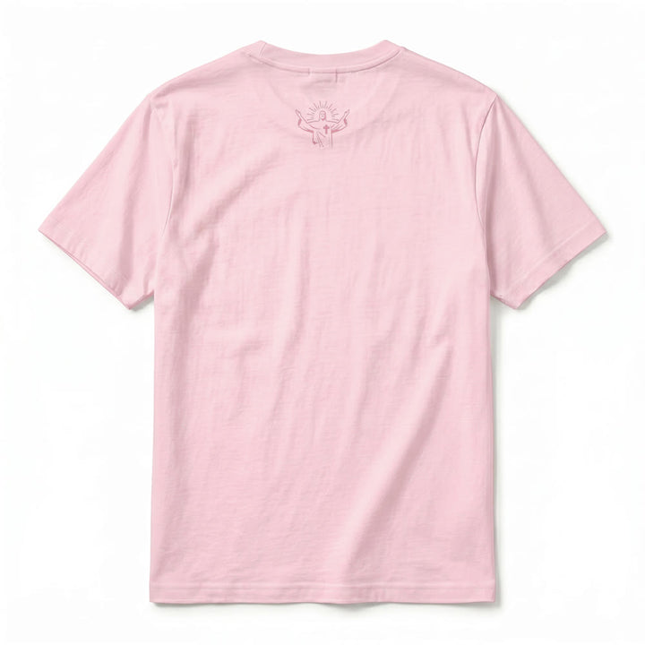 Christianartworkshop Faith Mom Cross Pattern Front Print Premium Short Sleeve T-Shirt - image 9