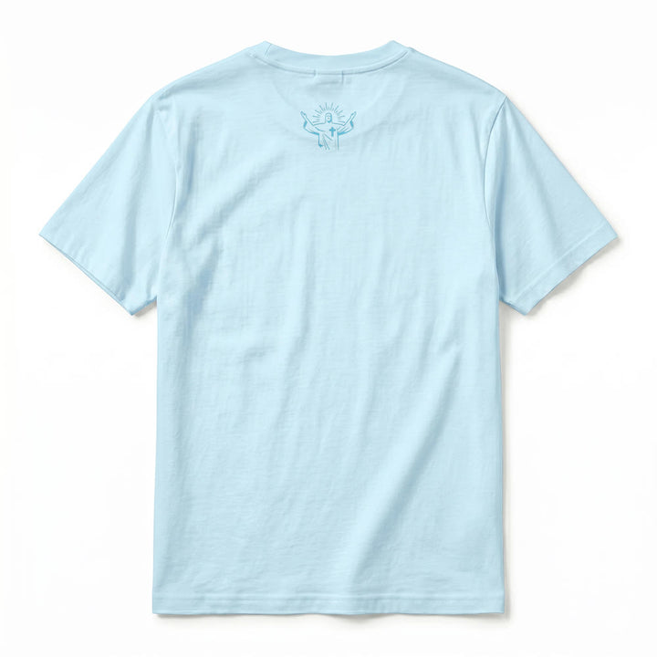 Christianartworkshop Faith Mom Cross Pattern Front Print Premium Short Sleeve T-Shirt - image 12