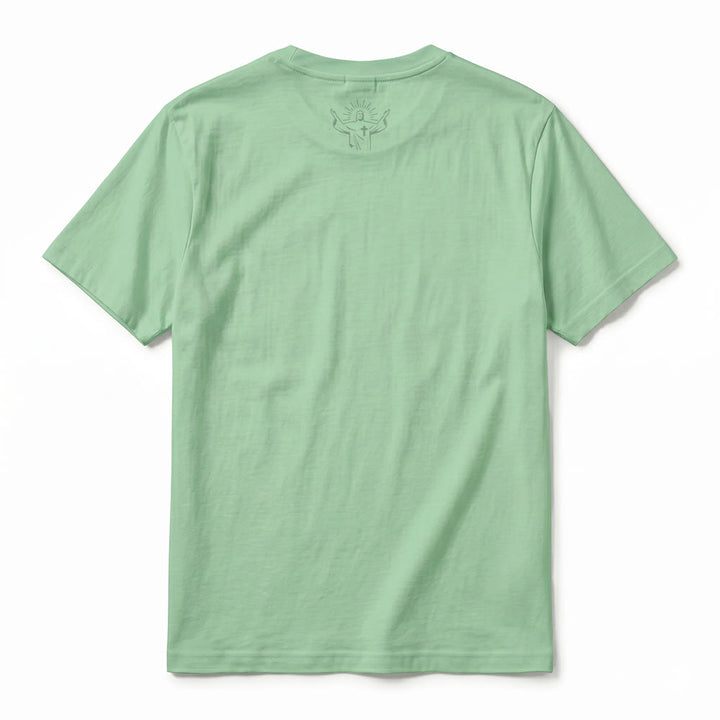 Christianartworkshop "Heaven Is On Top Of My Bucket List" Lavender Premium Short Sleeve T-Shirt - image 21