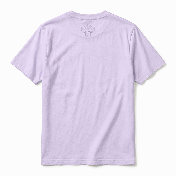 Christianartworkshop All Battles Are Won In Prayer Faith Affirmation Premium Short Sleeve T-Shirt - image 3