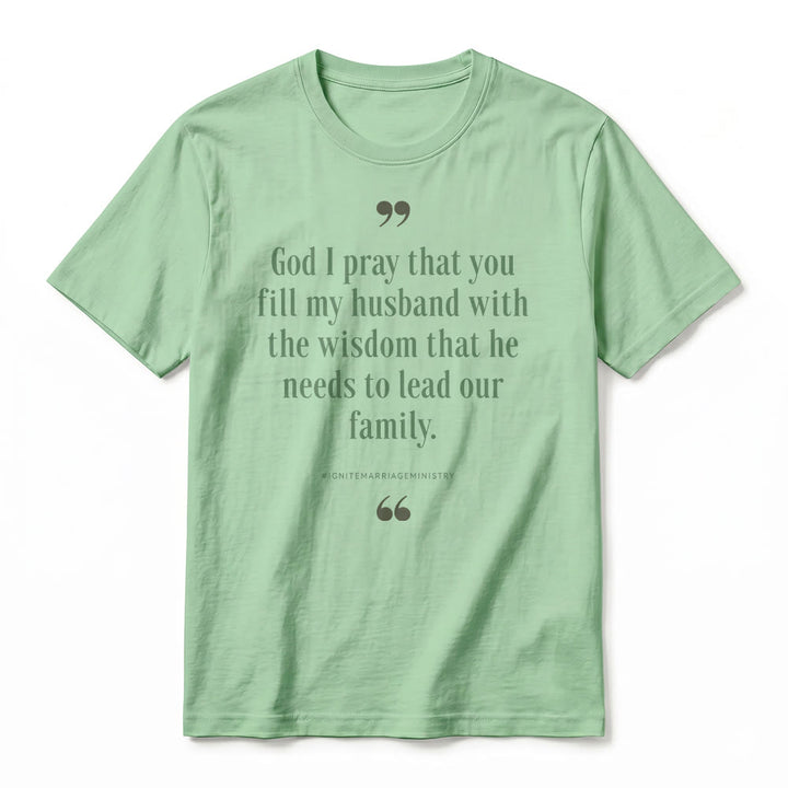 Christianartworkshop "God I Pray That You Fill My Husband With Wisdom" Premium Short Sleeve T-Shirt - image 23