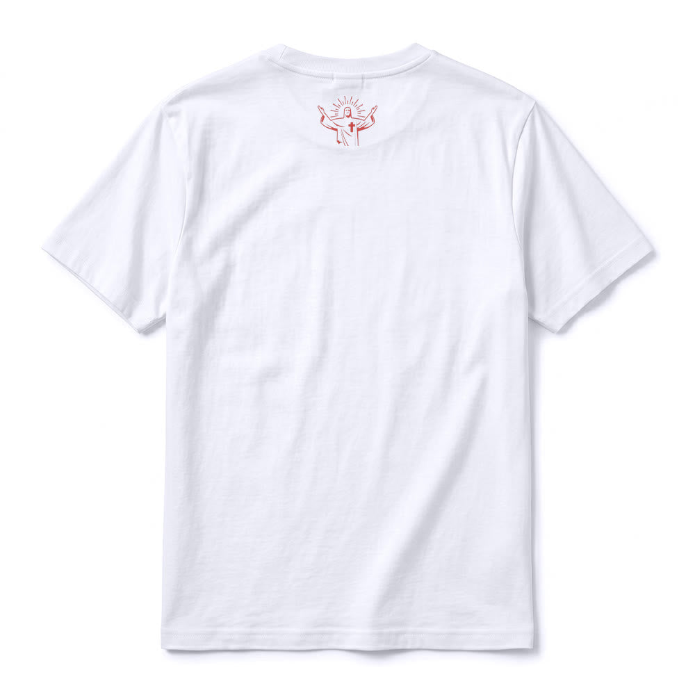 Christianartworkshop "Nothing but the blood of Jesus" Premium Short Sleeve T-Shirt - image 3
