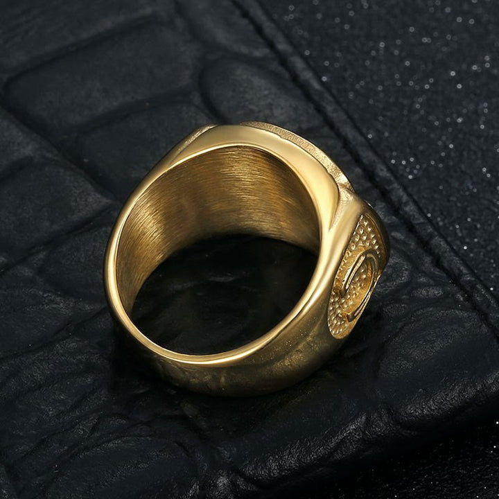 Christianartworkshop Framed Stone St. Jude Sculpted Signet Ring: Timeless Emblem of Steadfast Devotional Trust - image 2