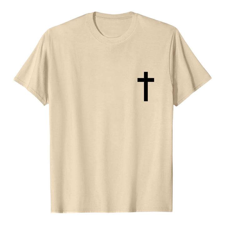 Christianartworkshop Front Cross Back Vertical Distressed JESUS The Way The Truth The Life Premium Short Sleeve T-Shirt - image 19