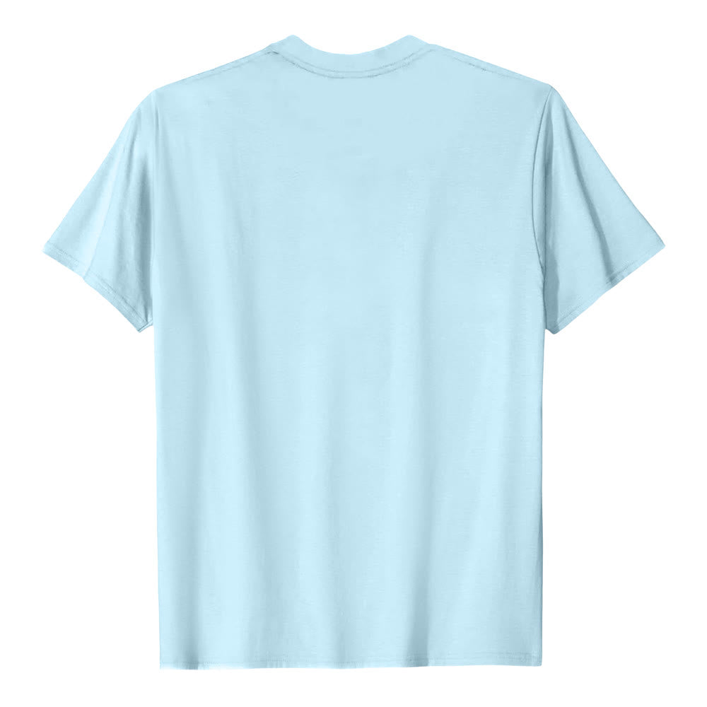 Christianartworkshop Centered Cross JESUS Circular Curved Verse Text John 14:6 Premium Short Sleeve T-Shirt - image 14