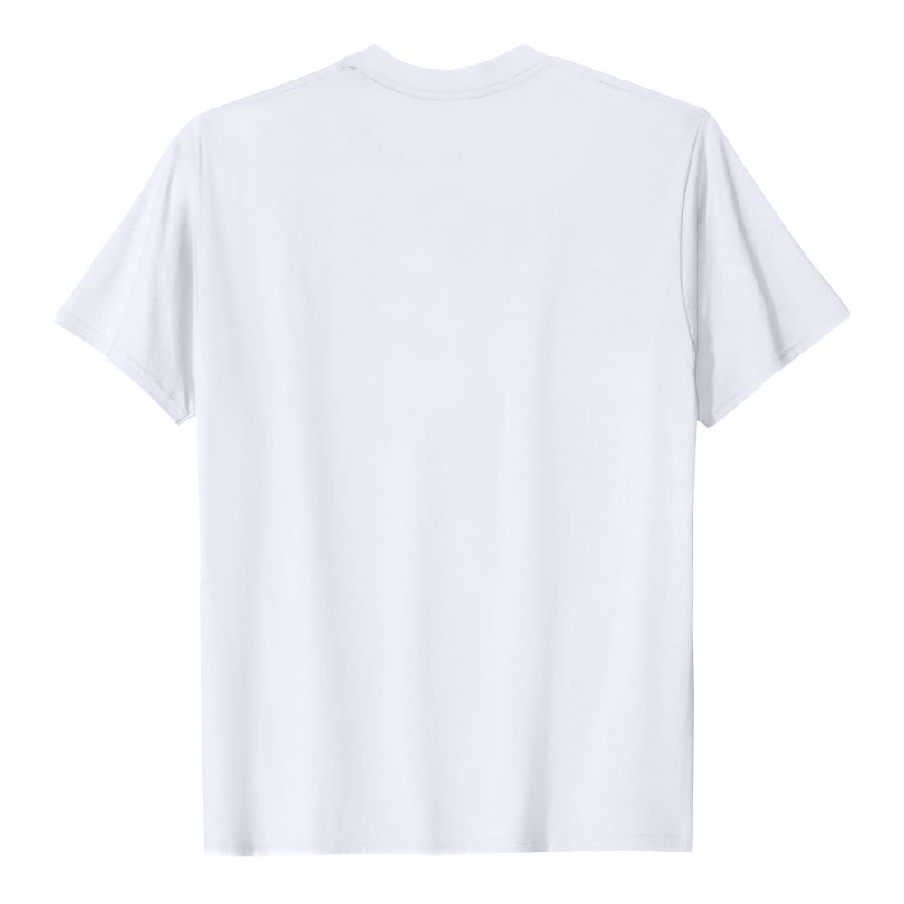 Christianartworkshop Blessed Three Nails Cross Split Bold Block Word Front Print Premium Short Sleeve T-Shirt - image 14