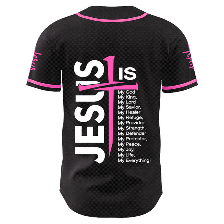 Christianartworkshop Jesus Is My Everything Faith Unisex Baseball Jersey - image 16