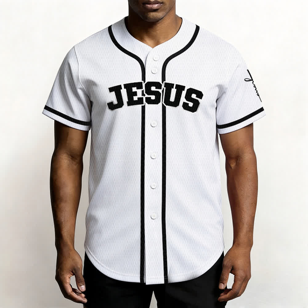 Christianartworkshop Classic Jesus Personalized Sportswear Unisex Custom Baseball Jersey - image 12