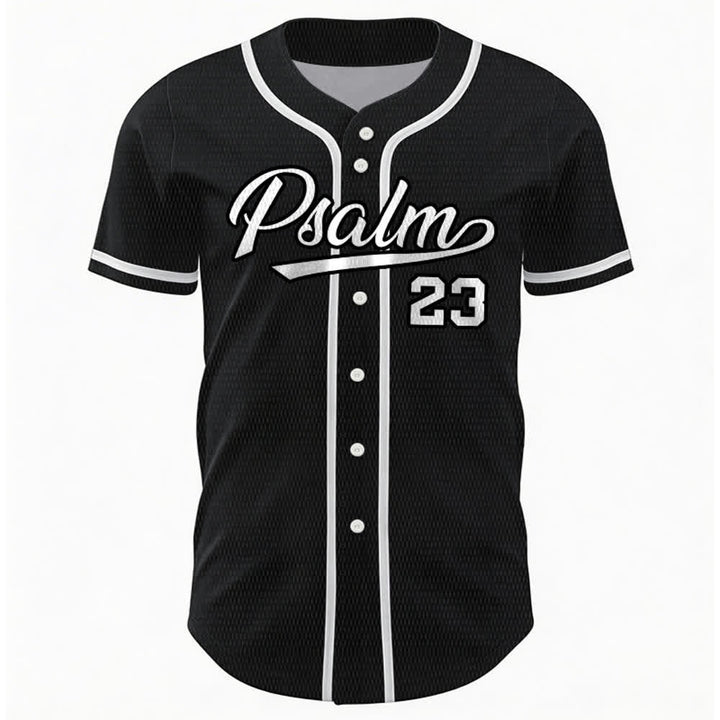 Christianartworkshop Retro Sport Style Psalm 23 Unisex Baseball Jersey - image 15