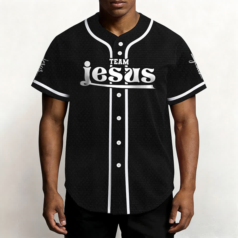 Christianartworkshop Bold Team Jesus Custom Name Number Unisex Custom Baseball Jersey - image 21