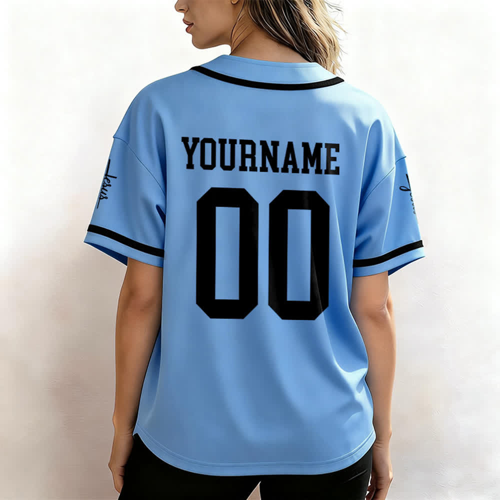 Christianartworkshop Bold Team Jesus Custom Name Number Unisex Custom Baseball Jersey - image 42