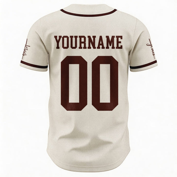 Christianartworkshop Bold Team Jesus Custom Name Number Unisex Custom Baseball Jersey - image 53