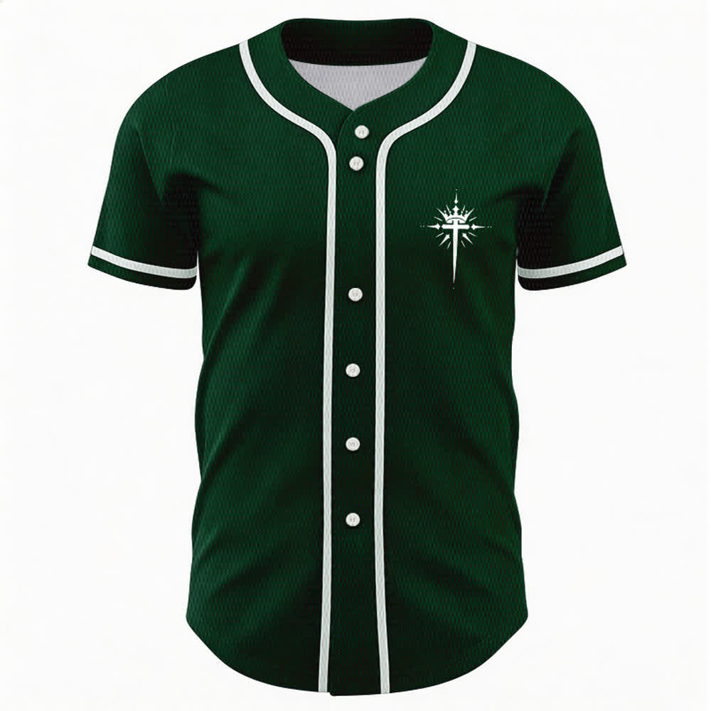 Christianartworkshop Jesus Is King Angel Wings Cross Faith Statement Custom Baseball Jersey - image 51