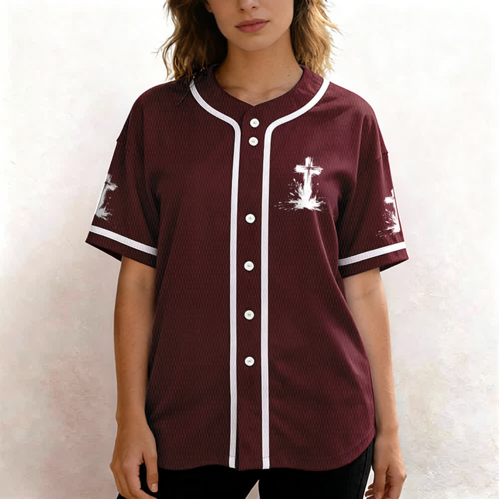 Christianartworkshop Not All Superheroes Wear Capes A Cross Unisex Baseball Jersey - image 27