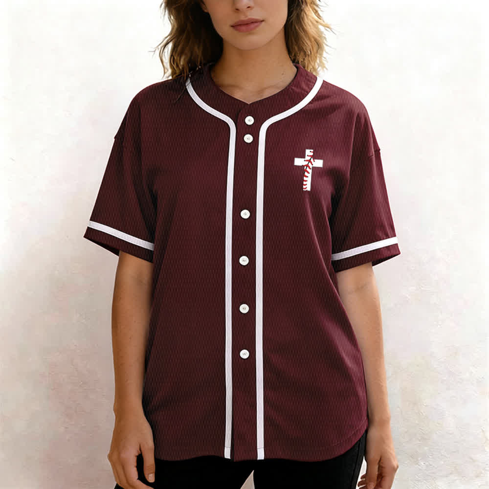 Christianartworkshop Philippians 4:13 I Can Do All Things Unisex Baseball Jersey - image 32