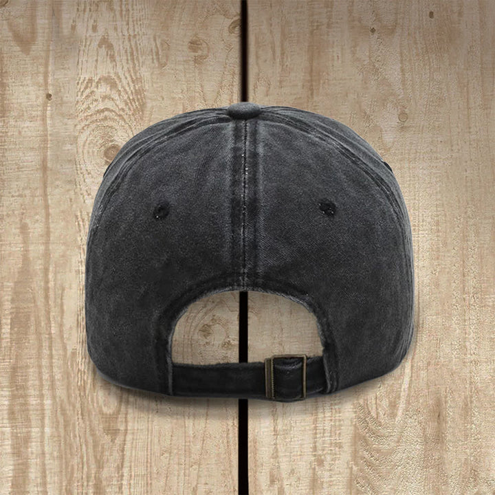 Christianartworkshop Three Hilltop Crosses Symbol Embroidered Classic Casual Hat - image 1