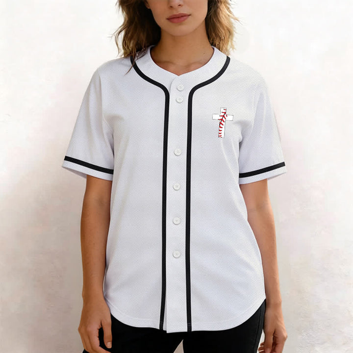 Christianartworkshop Philippians 4:13 I Can Do All Things Unisex Baseball Jersey - image 13