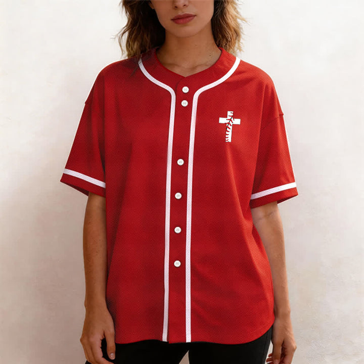 Christianartworkshop Philippians 4:13 I Can Do All Things Unisex Baseball Jersey - image 25