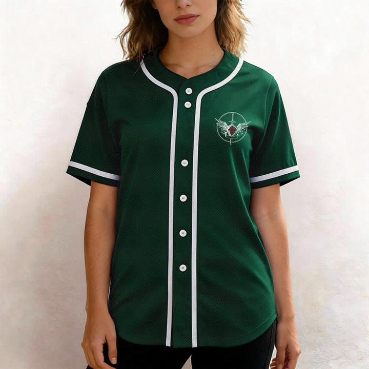 Christianartworkshop St.Michael Archangel Defend Us Unisex Baseball Jersey - image 46