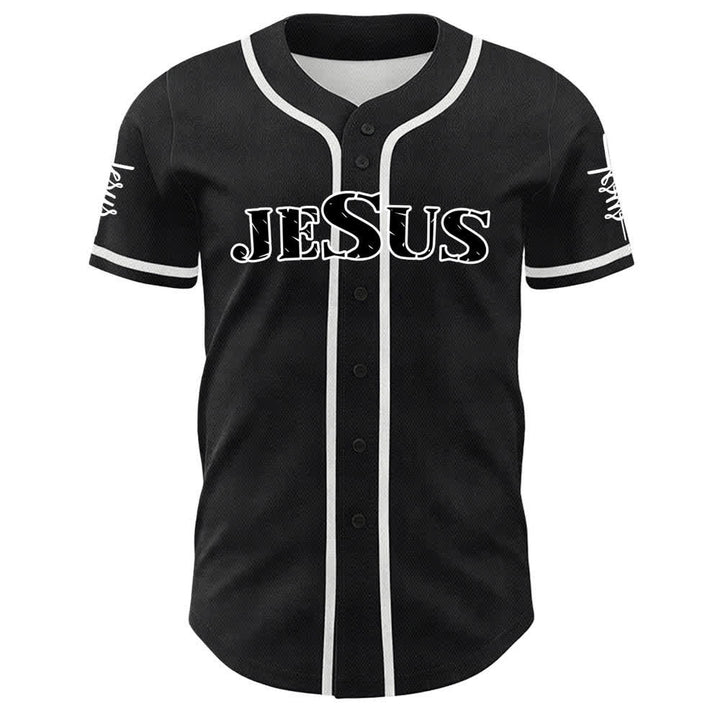 Christianartworkshop Jesus Is My Everything Faith Unisex Baseball Jersey - image 7