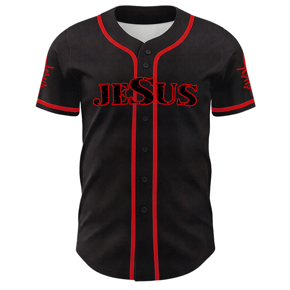 Christianartworkshop No Weapon Formed Against Me Shall Prosper Baseball Jersey - image 5